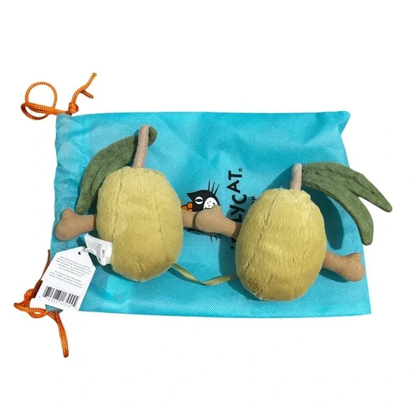 Jellycat Amuseables Olives Green Plush Stuffed Toy A6OLI With Bag NWT BFF Gift - Picture 3 of 6
